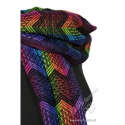 Scarf multicolored zigzag, collection: Lana de Alpaca
